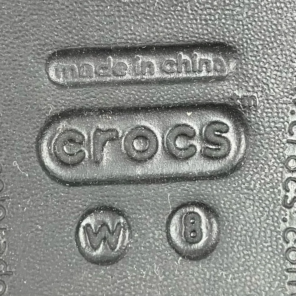 Crocs Women’s Size 8.0 Kadee Triple Black Slip On Ballet Flats - Picture 10 of 10